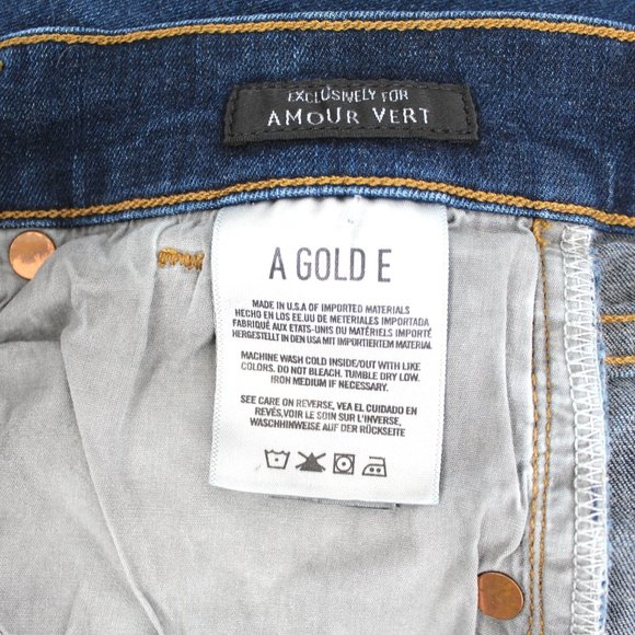 Agolde X Armour Vert Sophie Crop High Rise Jeans - Picture 9 of 12